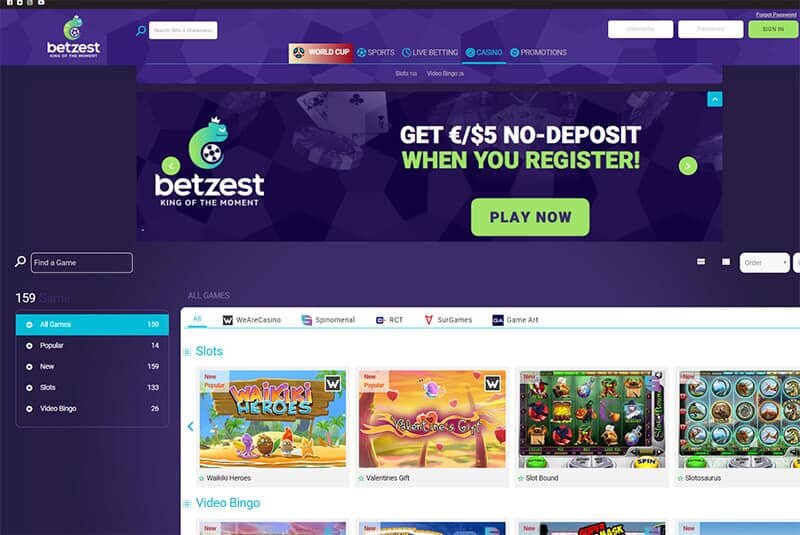Betzest Online Casino