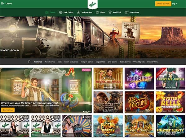 Mr Green Online Casino IE