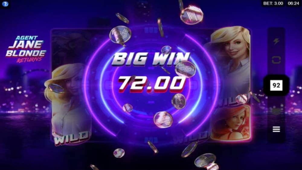 Agent Jane Blonde Returns Slot Win
